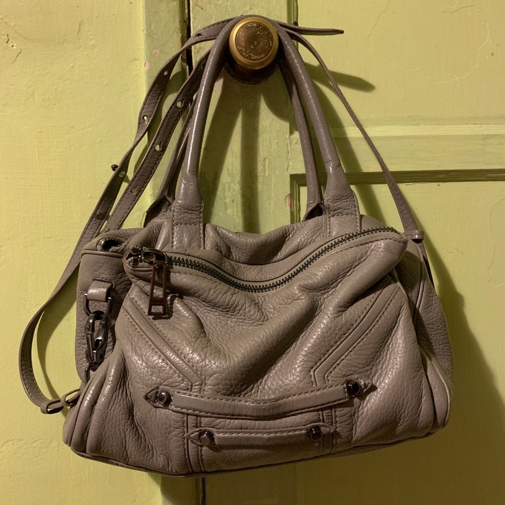 Botkier gray handbag with crossbody strap